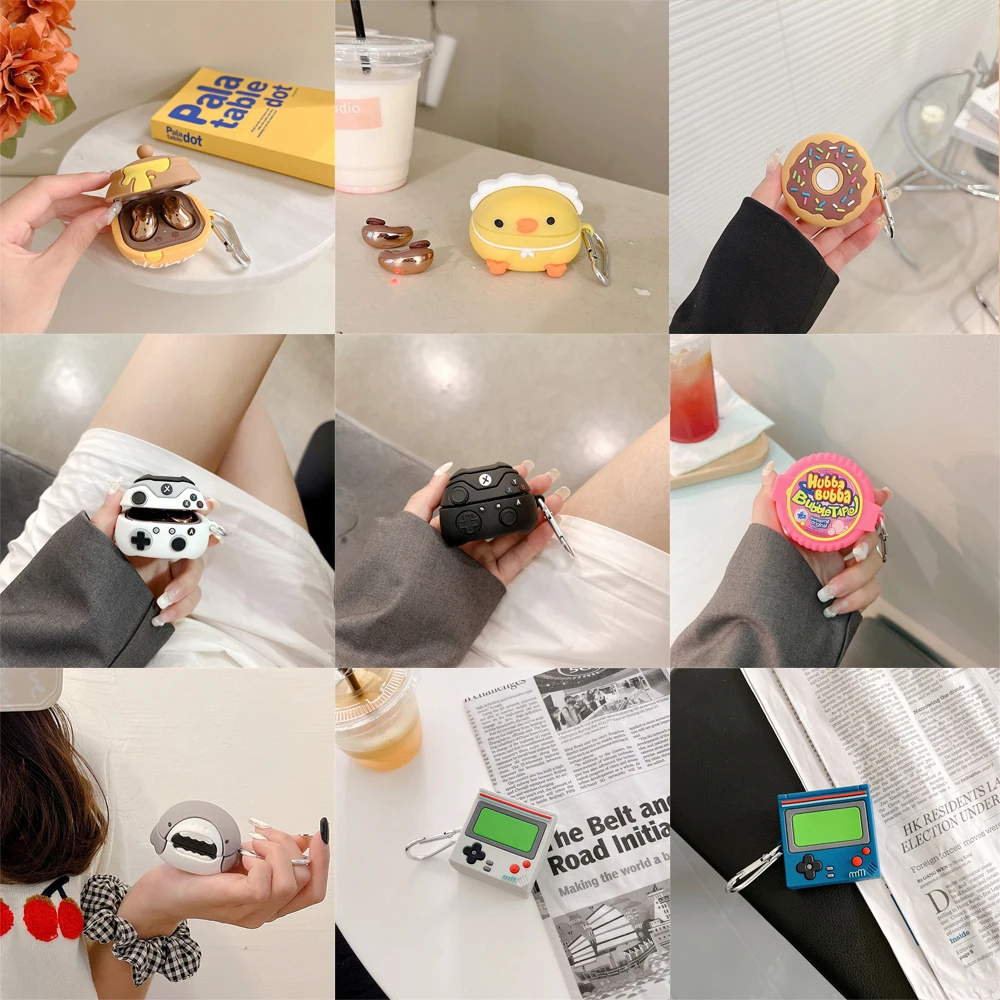 

3D Sweet honey pot Cartoon Silicone Cover For Samsung Galaxy Buds 2 /Buds live/Buds Pro Bluetooth Earphone Case Protective Cover