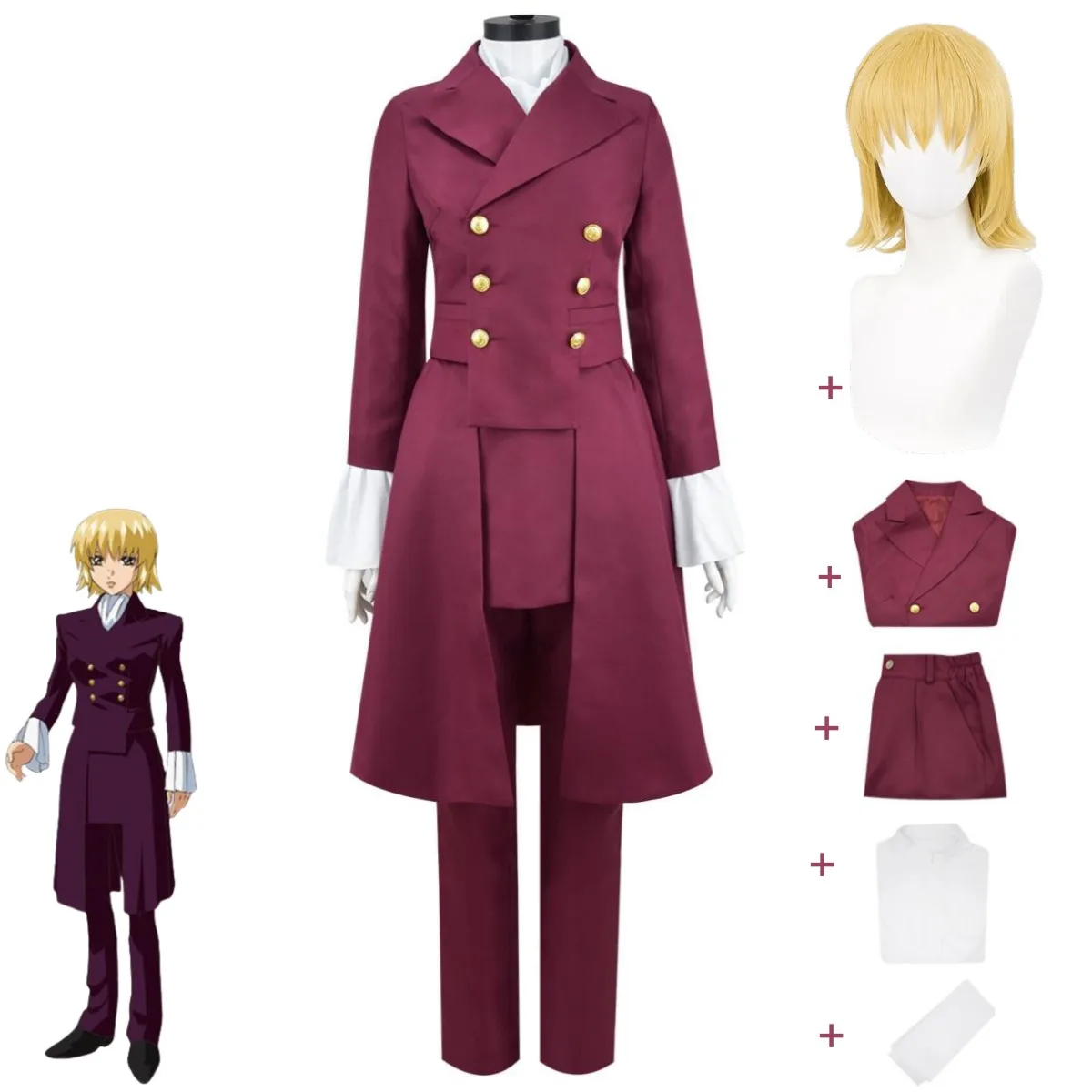 Костюм для косплея Аниме Gundam Cagalli Yula Athha длинное пальто с красным хвостом Униформа