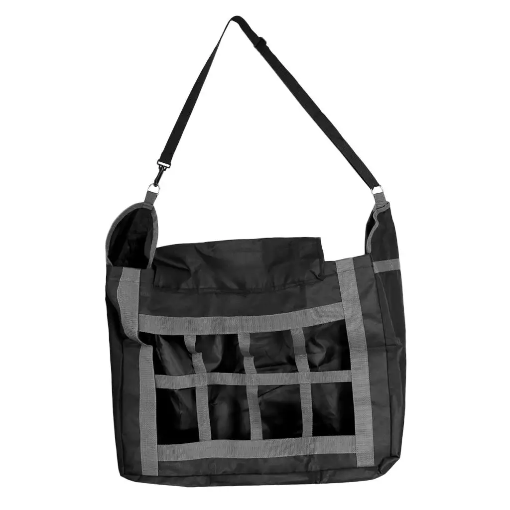 Slow Release Hay Bag with Adjustable Shoulder Strap for Horses |