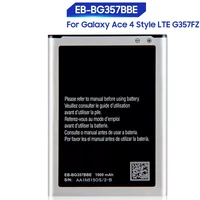 replacement battery for samsung ace 4 galaxy ace style lte sm g357fz g357 with nfc rechargeable battery eb bg357bbe 1900mah