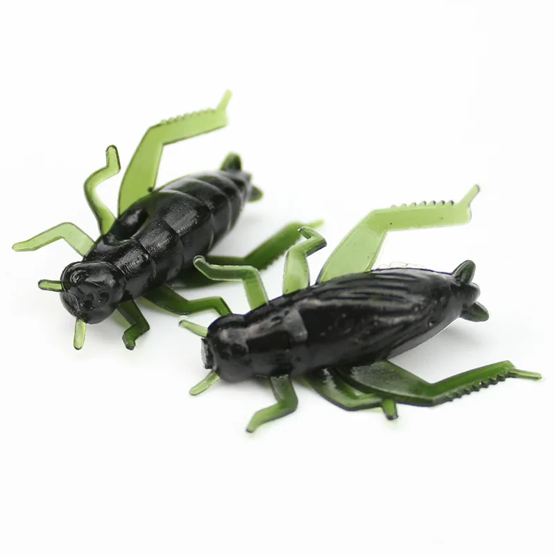 

1 Pcs Luya Fake Bait Soft Bait Insect Cricket Artificial Bait Carp, Silver Carp and Bighead Carp Bait Length 2.5cm Bait