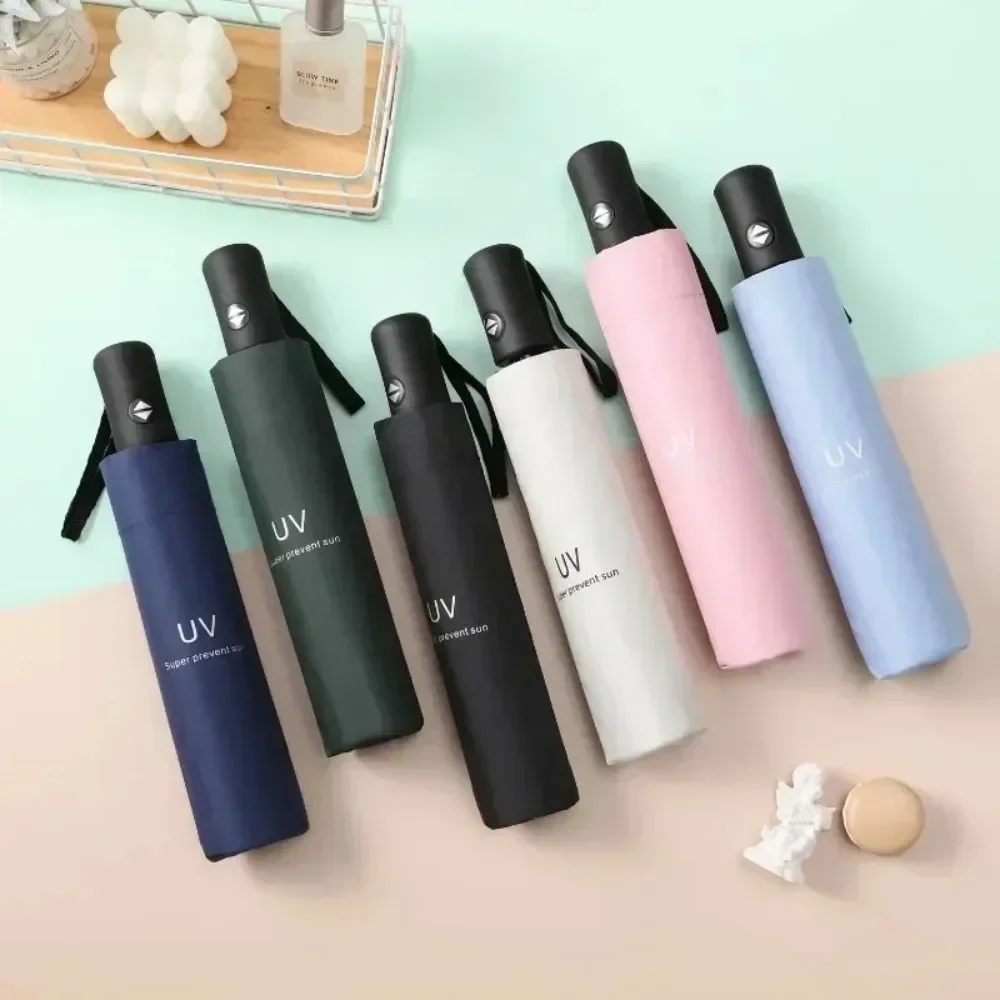 Дорожные зонты от дождя и солнца с 8 ребрами ветрозащитный Многоцветный дорожный