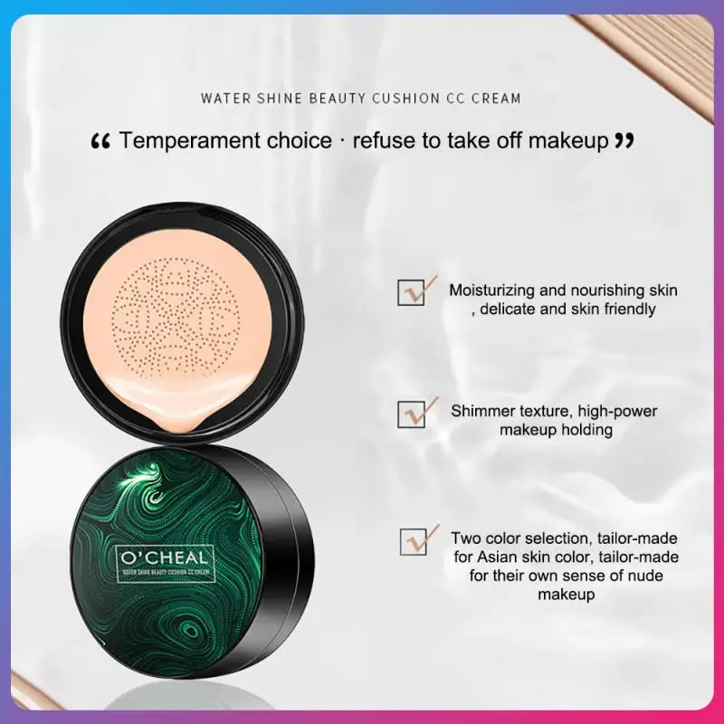 

Ushroom Head Air Cushion BB Cream Moisturizing Concealer Lasting Brightening Complexion Liquid Foundation CC Cream TSLM1