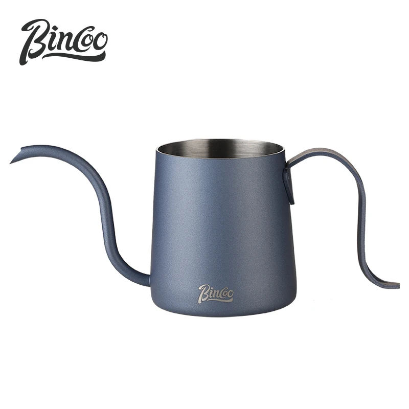 

Bincoo Drip Kettle 250ml Coffee Tea Pot Non-stick Coating Food Grade Stainless Steel Gooseneck Drip Kettle Swan Neck Thin Mouth