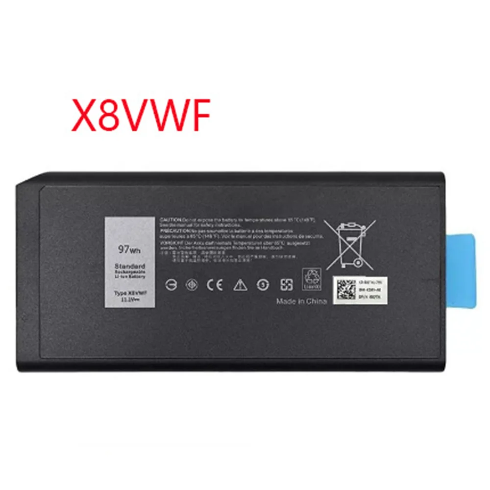 X8VWF 11,1 V 65wh 97Wh для Аккумулятор для ноутбука DELL 5XT3V 4XKN5 CJ2K1 09FN4 DKNKD Latitude 14 7404 E5404 E7404