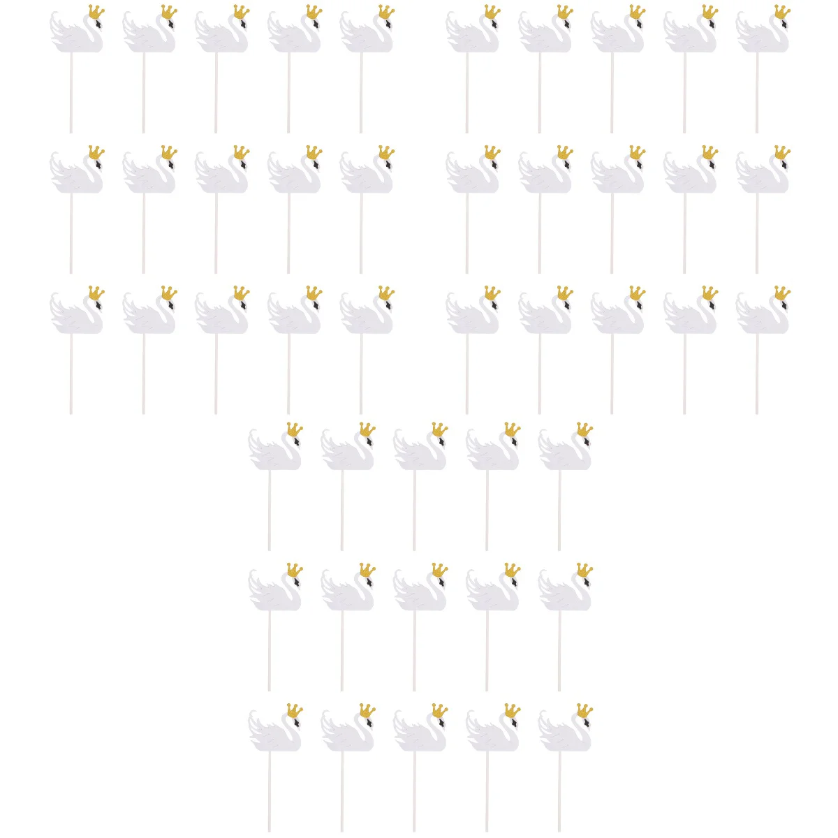 

45 шт., модели лебедей