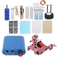 tattoo machine kit complete tattoo kit tattoo practice skin disposable tattoo needles professional easy operation for home