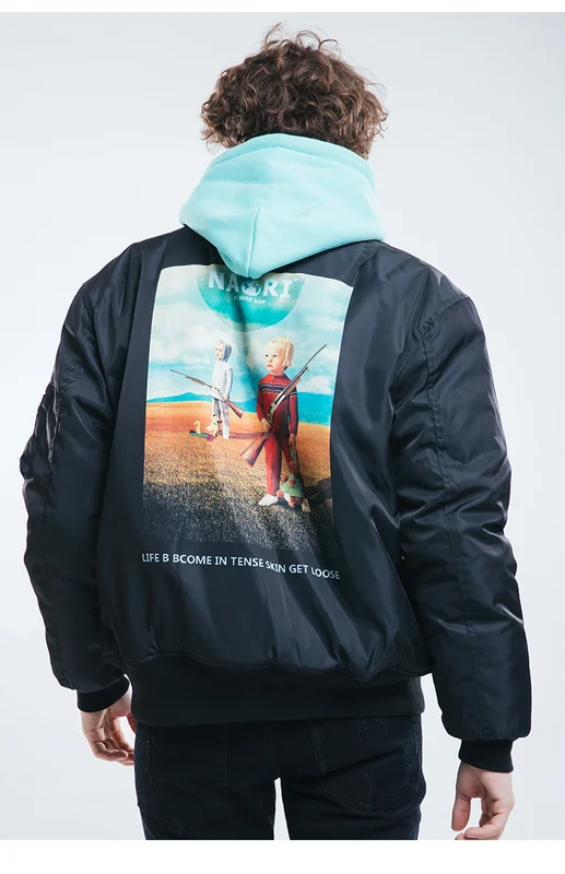 

Мужская/Женская хлопковая куртка Nagri Kid с дробовиком, повседневная куртка большого размера в стиле хип-хоп, 2021