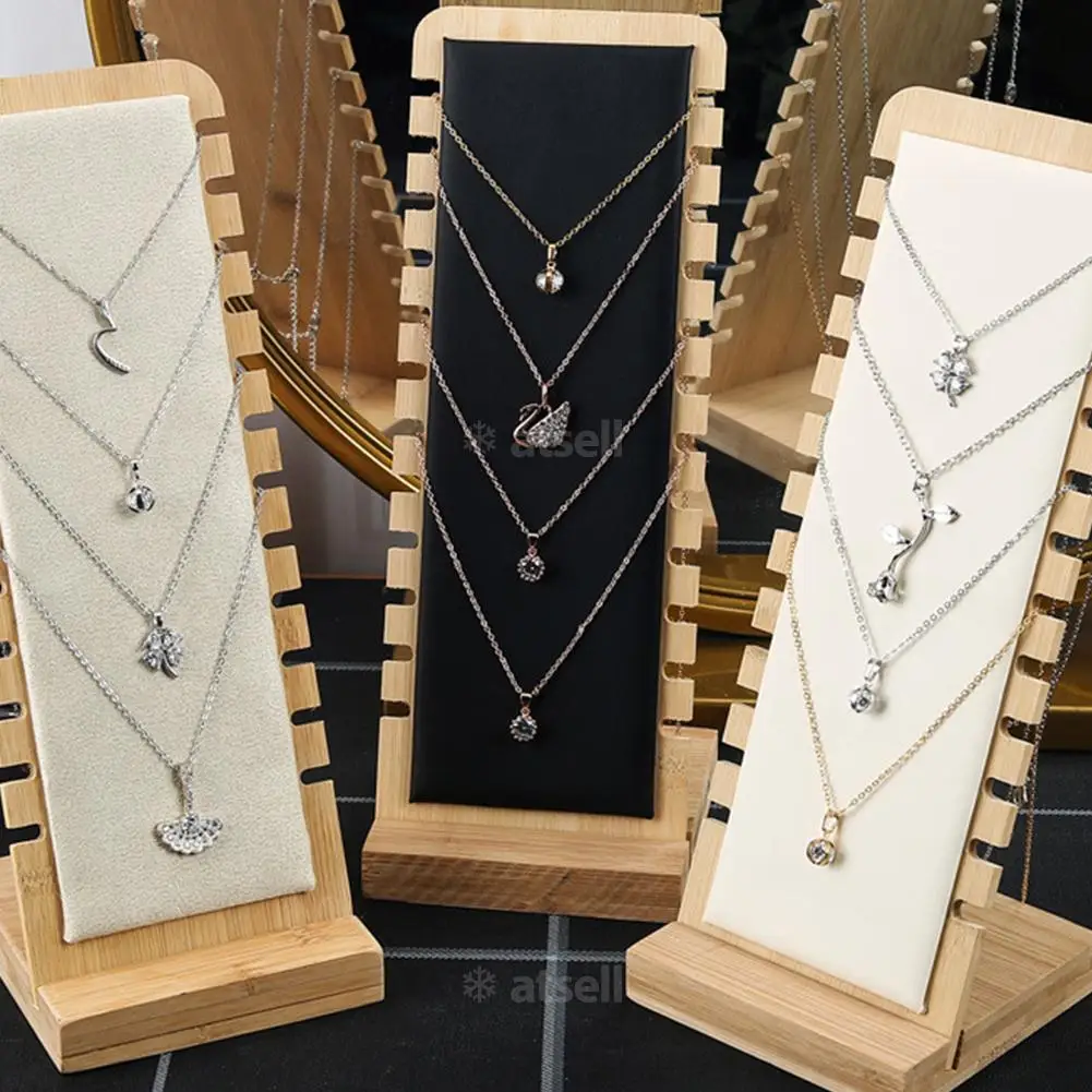 Реквизит для съемки ювелирных изделий из массива дерева Подставка ожерелья