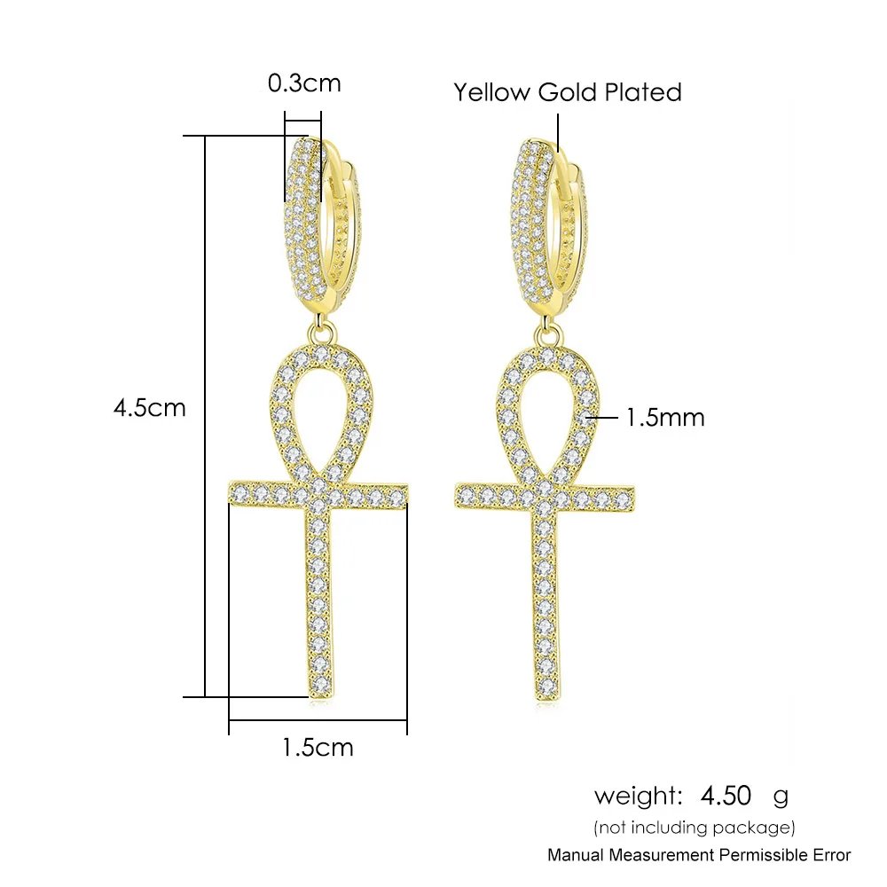 Серьги-капельки ZHOUYANG из циркония