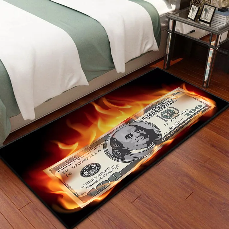Доллары Monry HD-Рисунок 3D коврики с принтом для гостиной спальни Придверные ванной