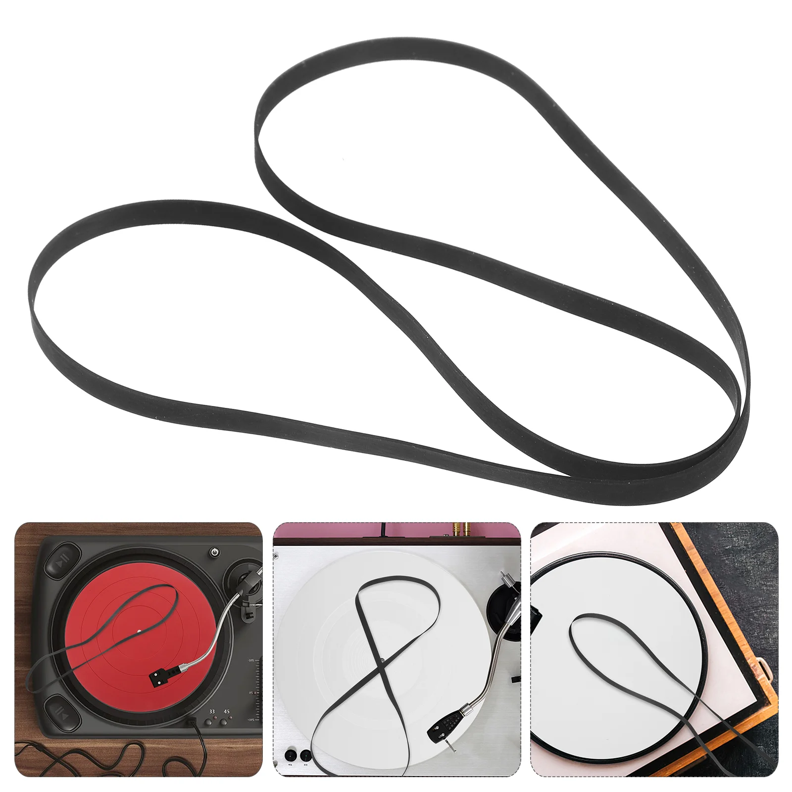 Портативный проигрыватель с резиновым ремнем 40-сантиметровый