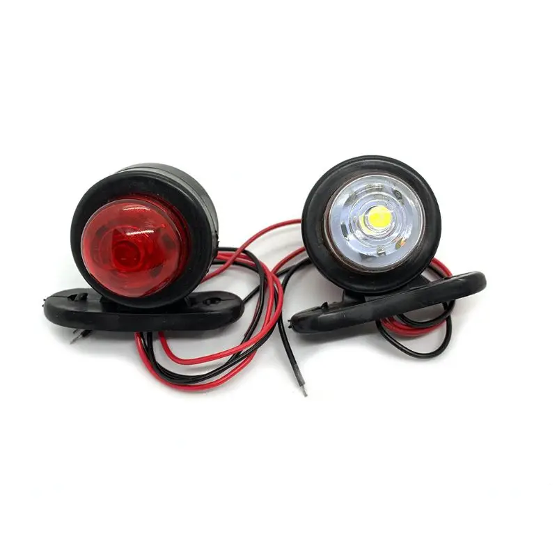 

2pcs Running Water Steering Taillamp Indicator for Truck Trailer Pickup Cargo LED Brake Lamp Car Side Marker Rear Light