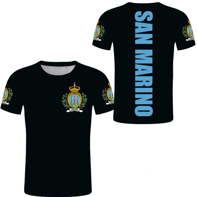 Мужская Футболка С 3D Принтом San Marino Свободная Посадка Повседневная Семейная