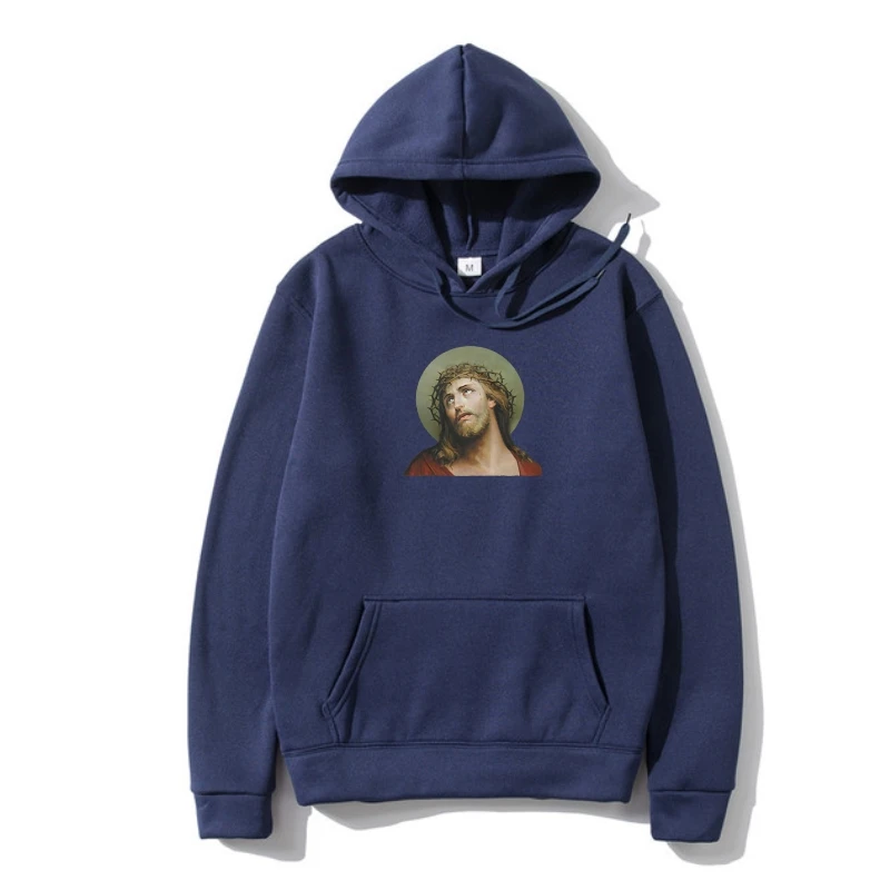 

Jesus Chris V38 Christians God The Son Messiah Catholic Outerwear All Autumns S-3Xl Humorous Hoody Hoody