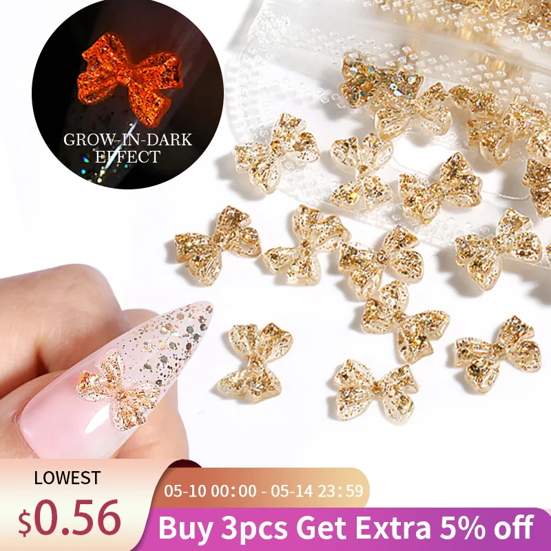 

50 шт./упаковка, блестящие украшения для ногтей