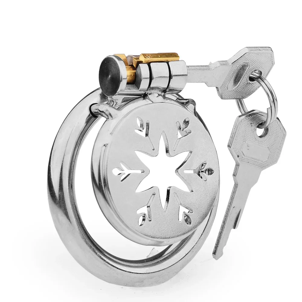 Устройство целомудрия с замком Секс-игрушки для мужчин БДСМ Рабский замок Клетка