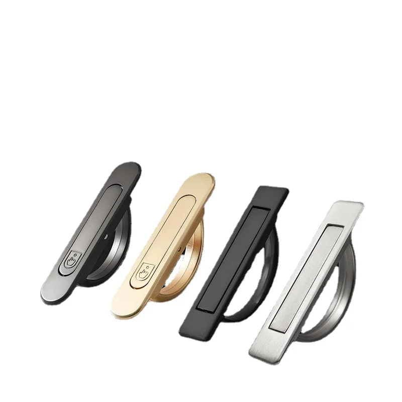 Черная и серебристая ручка для мебели напольная шкафа цинковый сплав