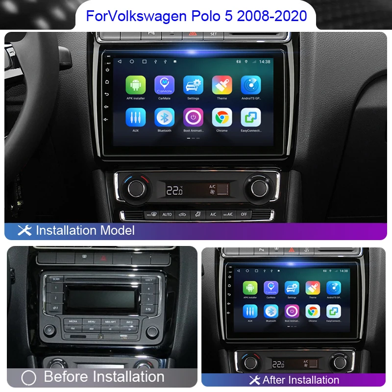 Roadwise 4G DSP 2din Android автомобильное радио мультимедийный плеер GPS-навигация для Volkswagen