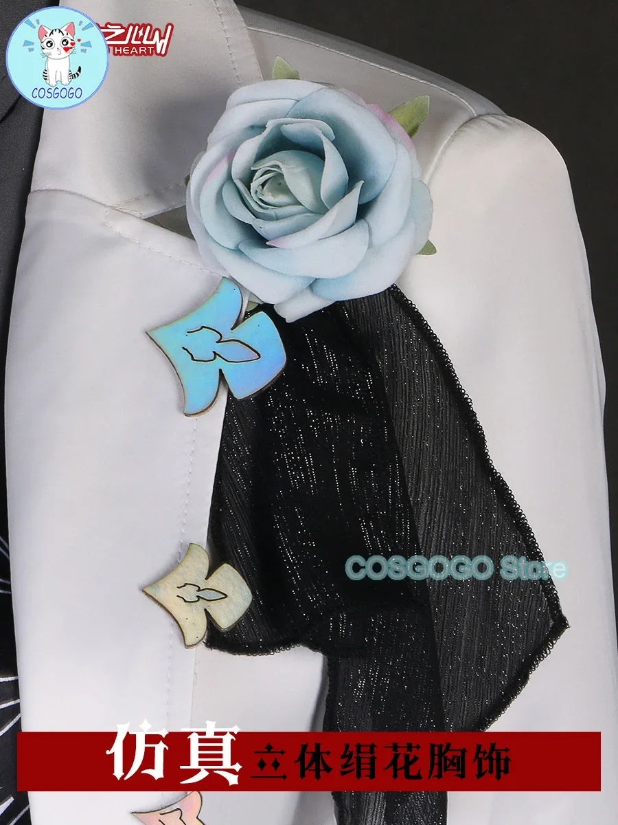 COSGOGO Vtuber Nijisanji Kuzuha Kanae ChroNoiR игровой костюм великолепный красивый косплей Хэллоуин