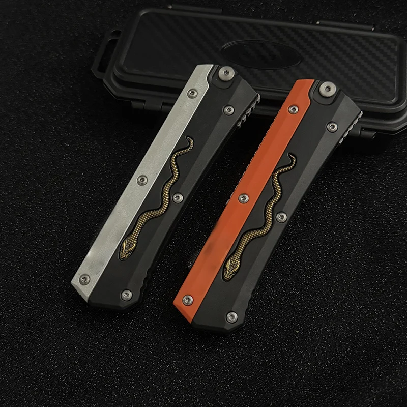 Фото MICRO GY EDC TECH 440C Сталь, нейлон, рукоятка из стекловолокна, технологичный нож для путешествий и походов, многофункциональный инструмент EDC, подарок на праздники для мужчин. №2