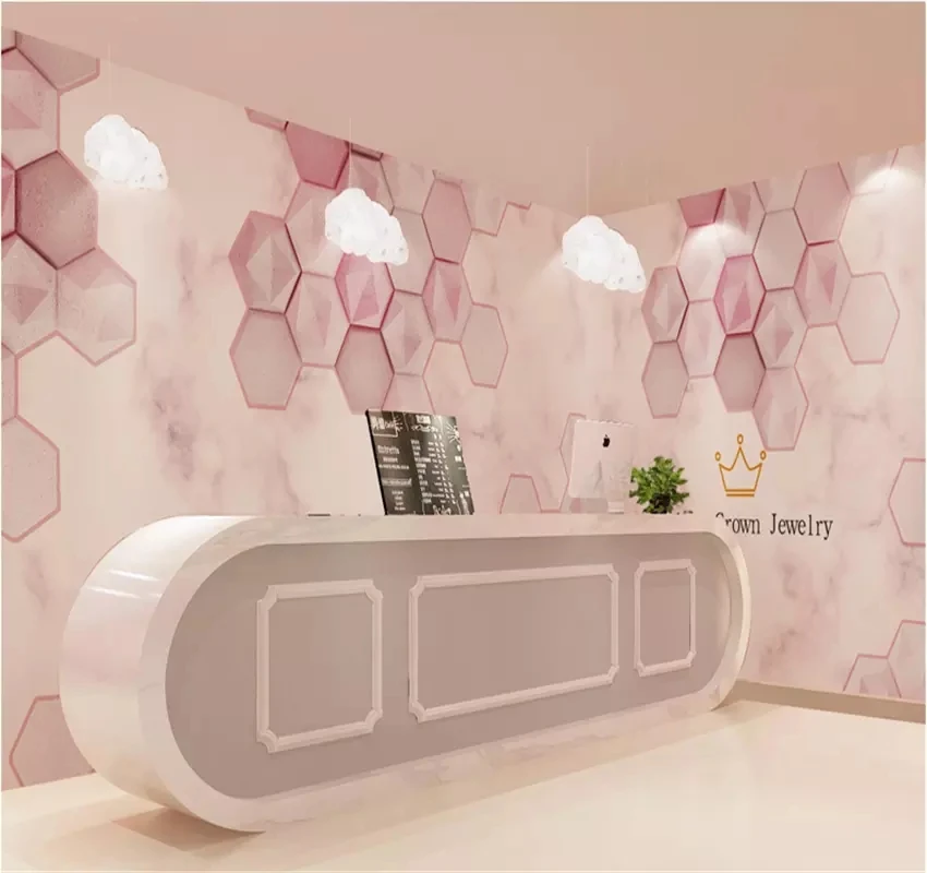 Самоклеящиеся обои с розовым фламинго настенное покрытие для салона красоты