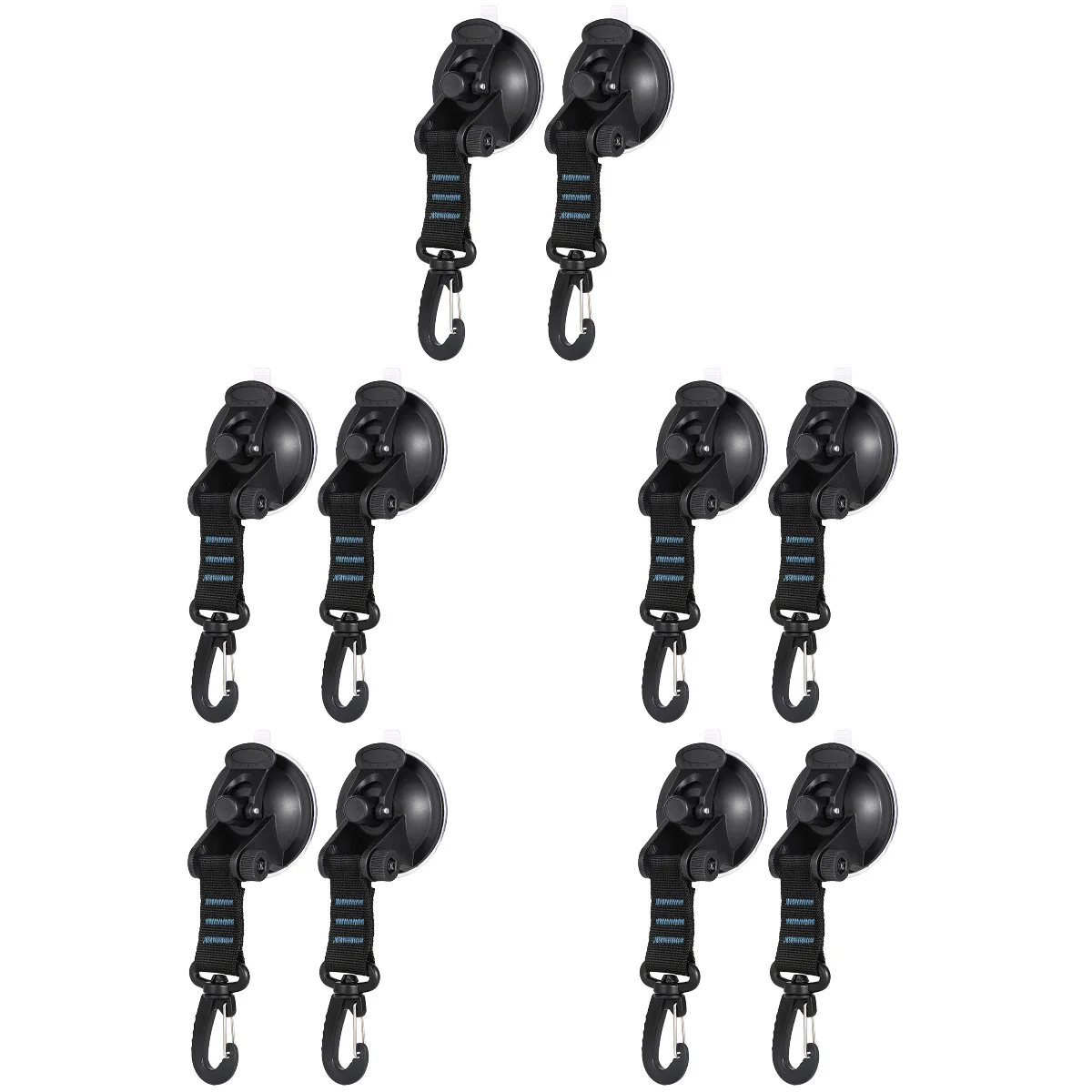 

10 pcs Bathroom Hook Multi-purpose Hook Window Suction Hanger Towel Hook