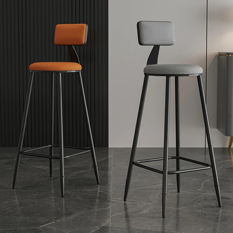 Металлические барные стулья, железная дизайнерская мебель для кухни, современной гостиной, стул для бара, расслабляющая мягкая мебель для бара и дома