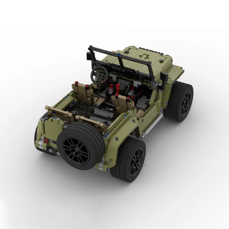 Новый технический конструктор 42110 C Модель-Willys Jeep сделай сам супермашина сборный