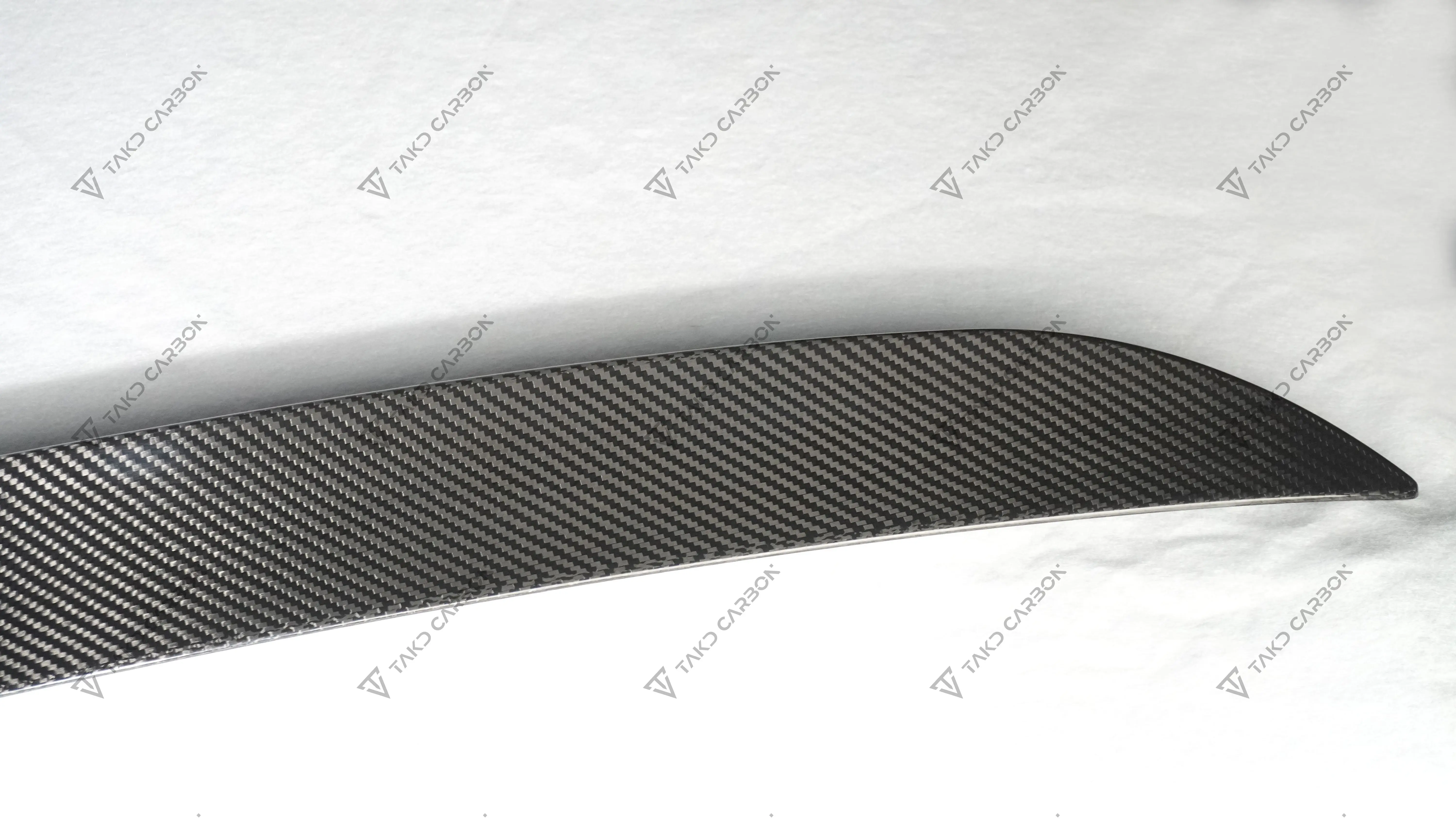 CS-стиль 3K саржевый всесухой задний спойлер из углеродного волокна универсальный