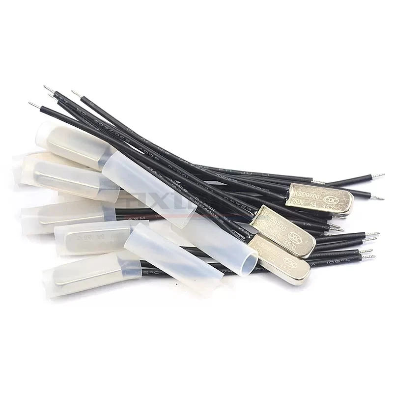 5 шт. KSD9700 нормально закрытый 5А 250 В 55 75 90 100 110 145 ° Термостат C градусов Цельсия