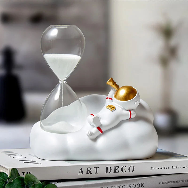 Home Decoration Astronaut Hourglass 5 Minutes Timer Desk Table Clock Sand Children Toy Gifts | Дом и сад