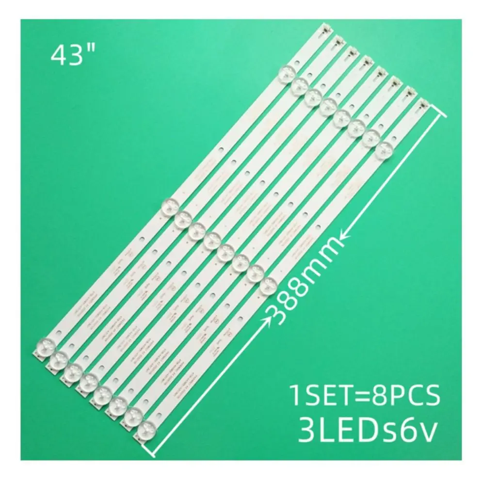 Комплект светодиодного освещения (8) для 43PFS4012 43PFT4002 43DL4012N 43HFF5952 43PFS4062 K430WDK3 K430WDC1 A1 A3