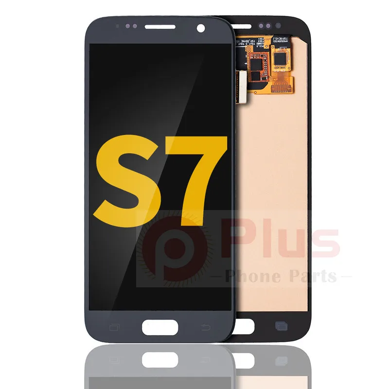 

AMOLED дисплей без замены рамки для Samsung Galaxy S7 (Восстановленный) (черный оникс)