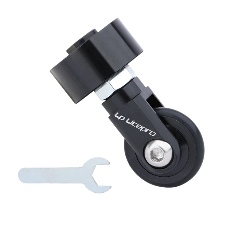 

Litepro Folding Bike Pushing Easy Wheel For K3 Folding Bicycle Seat Tube Inner Diameter 28-32Mm Seat Post Parking Wheel