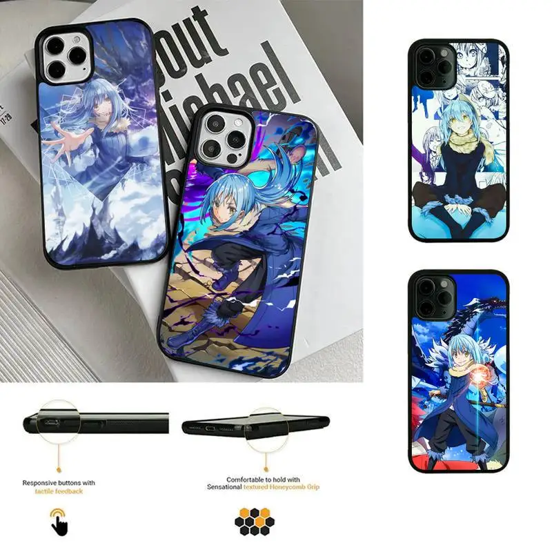 Жесткий силиконовый чехол Tensei Shitara Slime Datta Ken для Iphone 13 12 Mini 11 Pro Max 7 8 Plus X Xs XR |