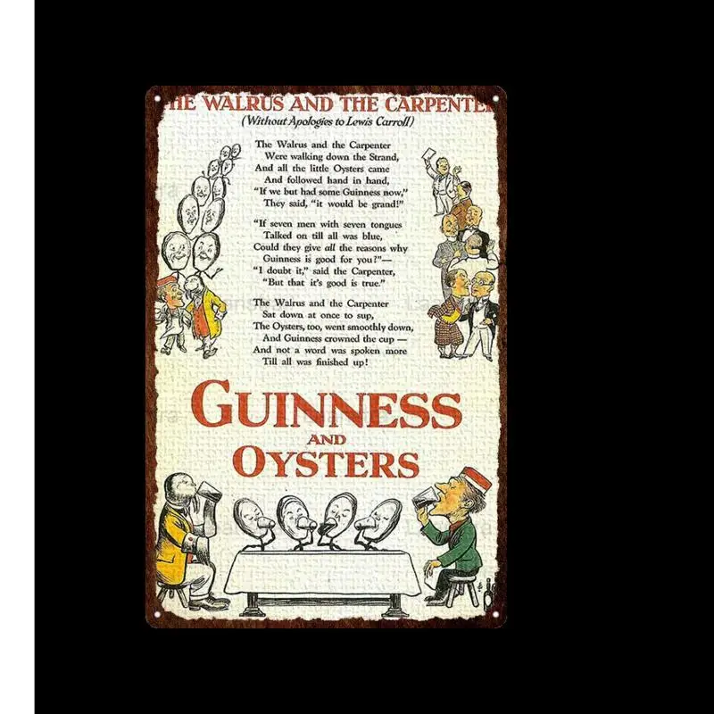 Металлическая жестяная вывеска в виде пива винтажная декоративная табличка