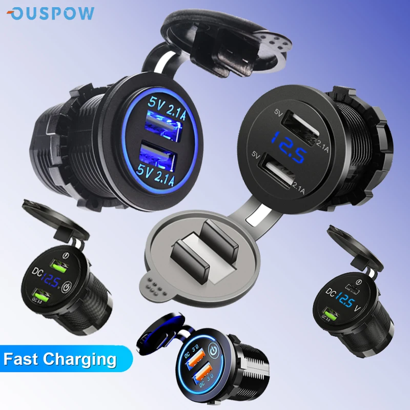 

USB-зарядное устройство для мотоцикла, 12 В