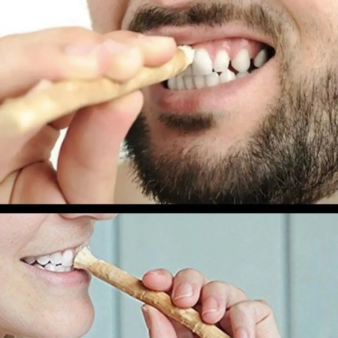 Фото Портативная натуральная зубная щетка Miswak Siwak Misvak Miswaak Teeth Традиционный дуговой дорожный отбеливатель Зубная щетка Ручной уход за зубами №2
