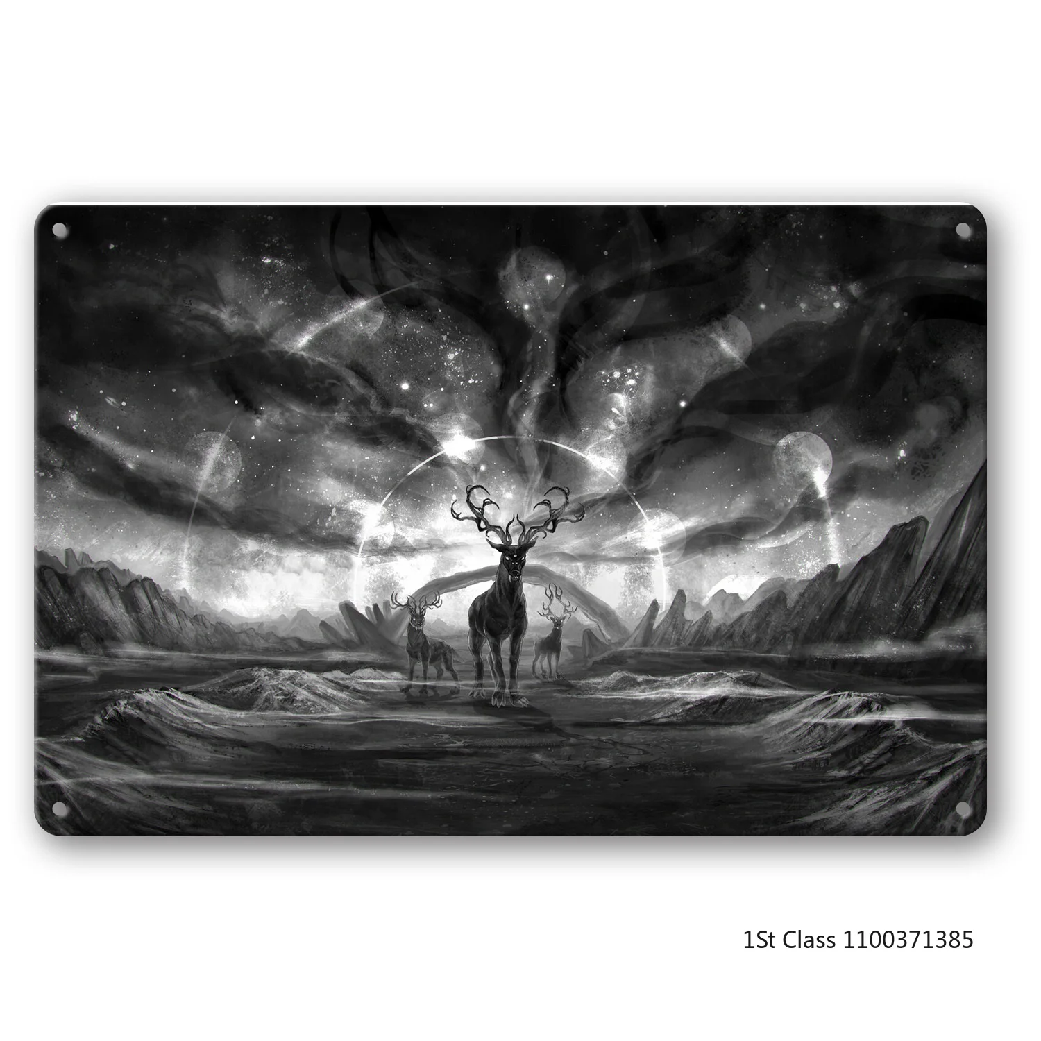

Fantasy Deer Metal Wall Sign, Cafe Club Bar Bedroom Wall Decoration, Gift Hot Sale, Customizable