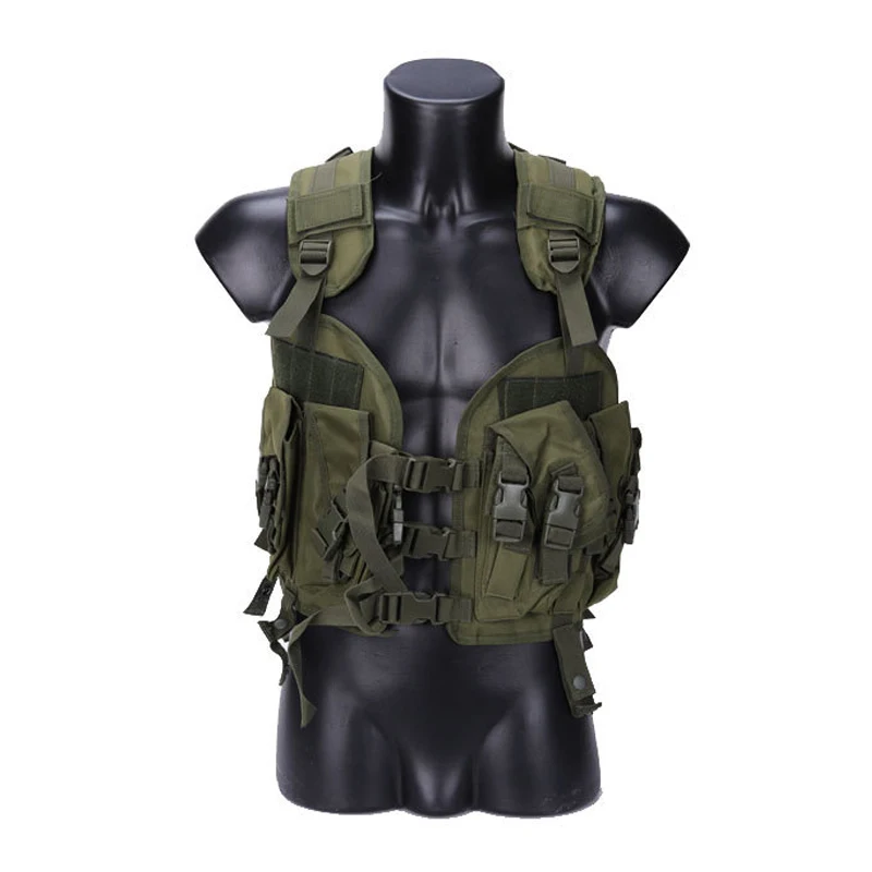 

Hunting vest multifunctional seal water bag tactical vest camouflage uniform army fan combat vest CS field protective equipment