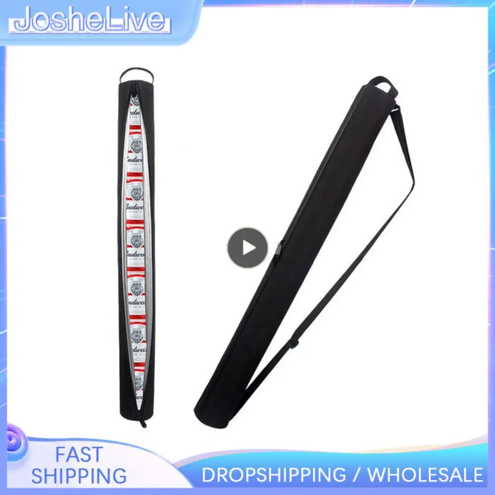 Cooler Bag Durable Prevent Penetration Cooler Sleeve No Gaps Side Handle Adjustable Shoulder Strap Golf Beer Sleeve