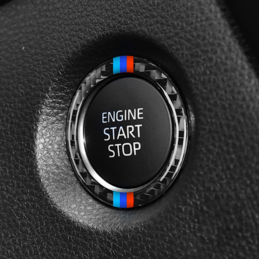 Car Styling Engine Ignition Start Stop Ring Case Sticker For Mercedes BMW all cars Button Decoration Switch Accessories Covers |