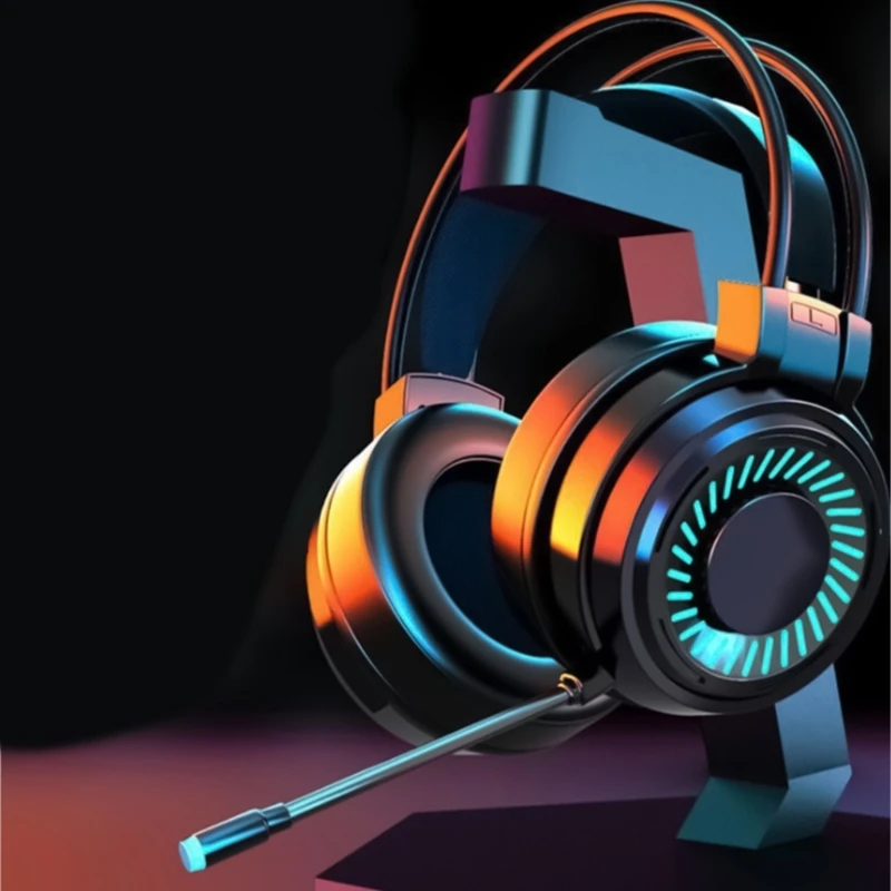 Игровые наушники USB 7.1CH с 50-мм драйвером и эргономичным комфортом P9JD