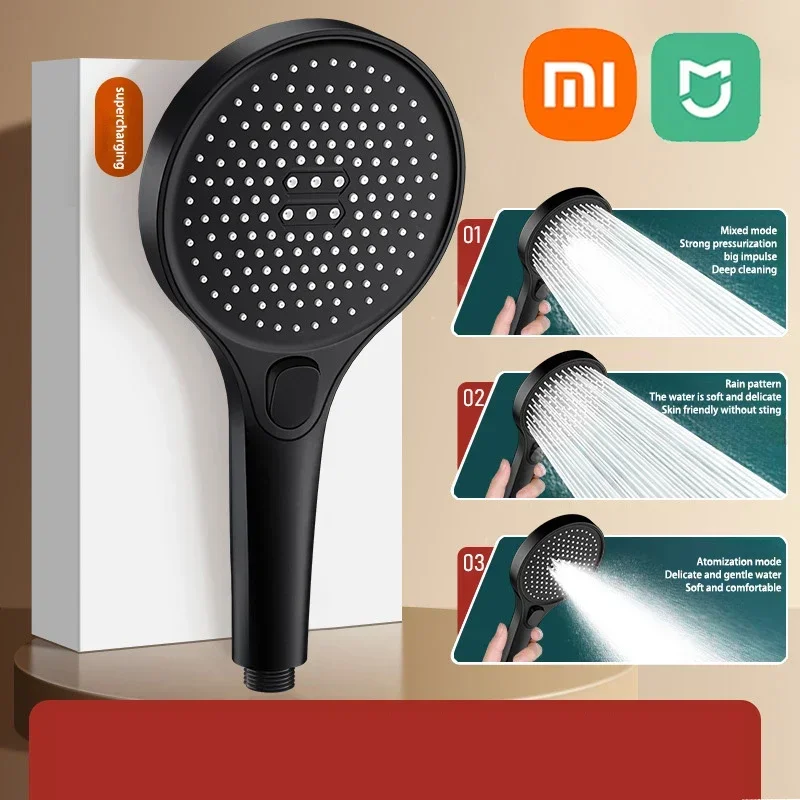

Xiaomi MIJIA насадка для душа высокого давления, панель 13 см, 3 режима, экономия воды, распылительная насадка, массажный душ с дождевой насадкой, аксессуары для ванной комнаты