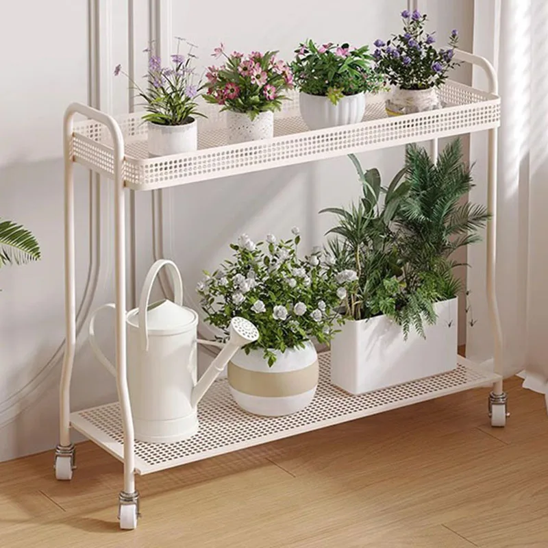 

Metal White Plant Stand Wedding Display Layers Holder Outdoor Flower Shelf Balcony Corner Kwietnik Stojacy Garden Furniture Sets