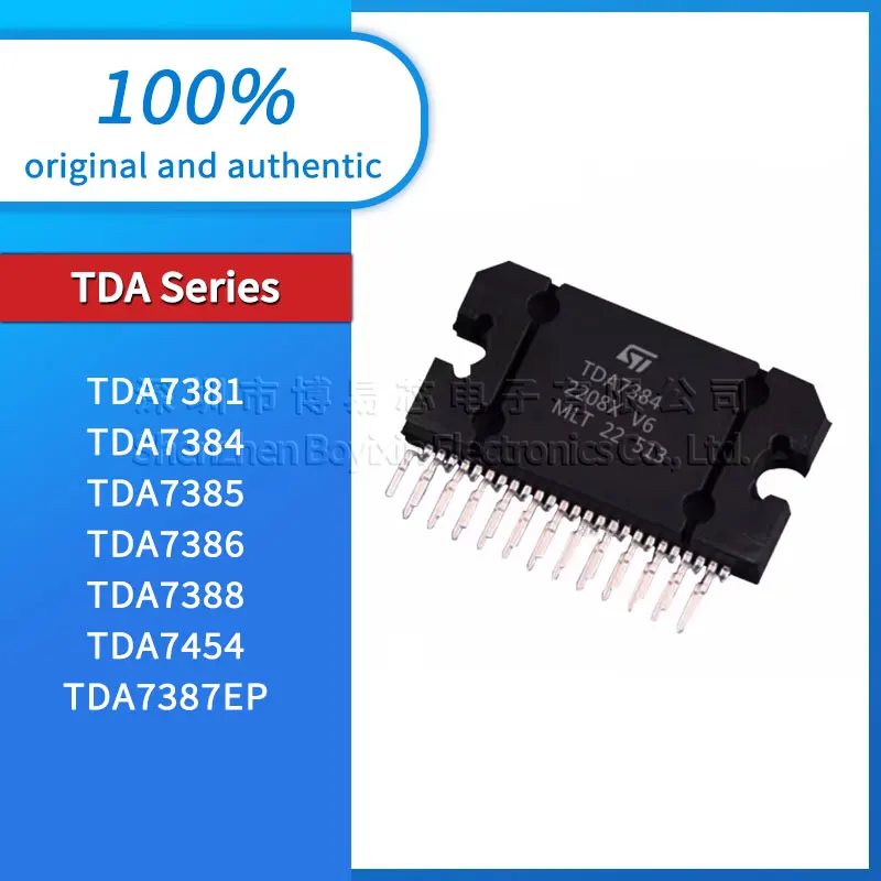 

Original genuine TDA7381 TDA7384 TDA7385 TDA7386 TDA7388 TDA7454 TDA7387EP New Category: Audio Power Amplifier FLEXIWATT-25
