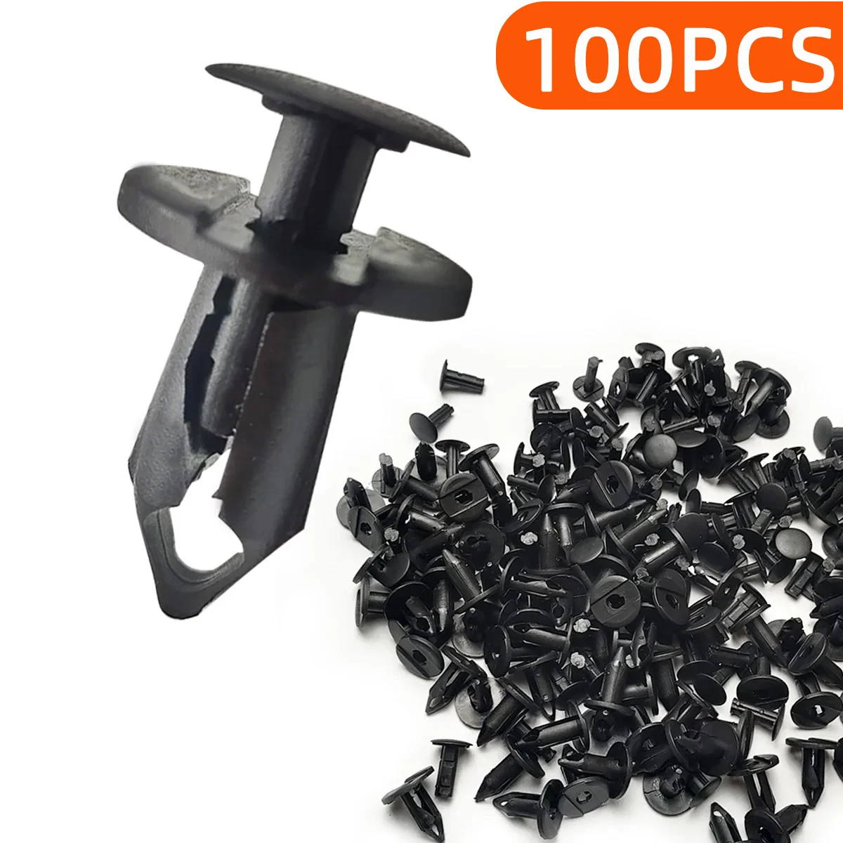 

Черные Автомобильные Клипсы Для Kia, Toyota, Nissan, VW - Пластиковые Крепежи С Отверстием 8 Мм, Подходят Для Бамперов