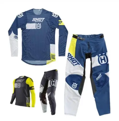 4 Colors For NOIZFOX TEAM VERSION Motocross Gear Set Black Moto costume Dirt Bike Motorcycle Jersey And Pants MX Suit enlarge