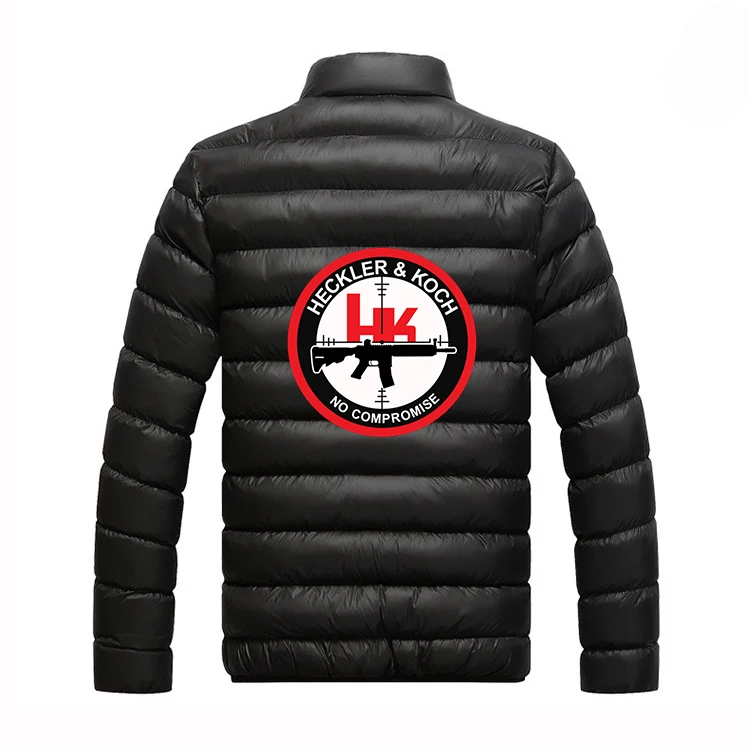 Новинка 2024 Мужская теплая хлопковая куртка высокого качества Hk Heckler Koch без